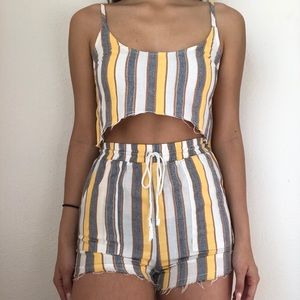 Striped Two Piece Set from JBEE Boutique